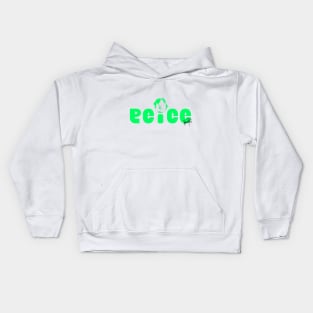 World Piece by bashi, green Kids Hoodie